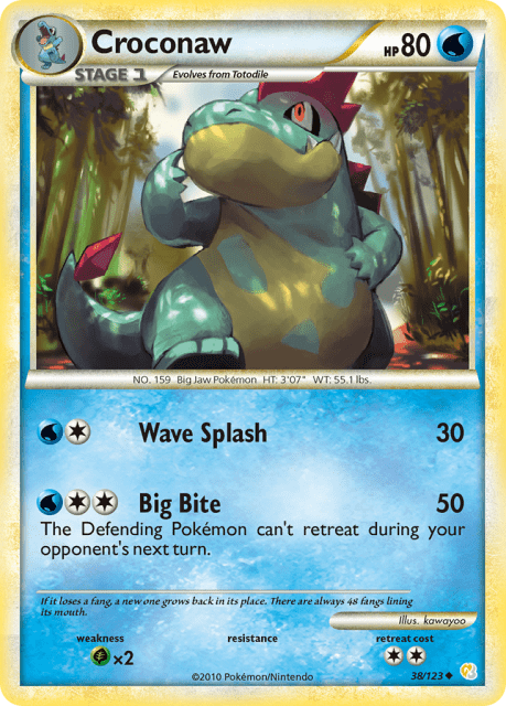 Croconaw (38) — HeartGold & SoulSilver