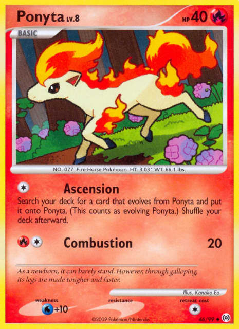 Ponyta (Reverse Holofoil) (46) — Arceus
