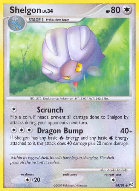 Shelgon (Reverse Holofoil) (48) — Arceus