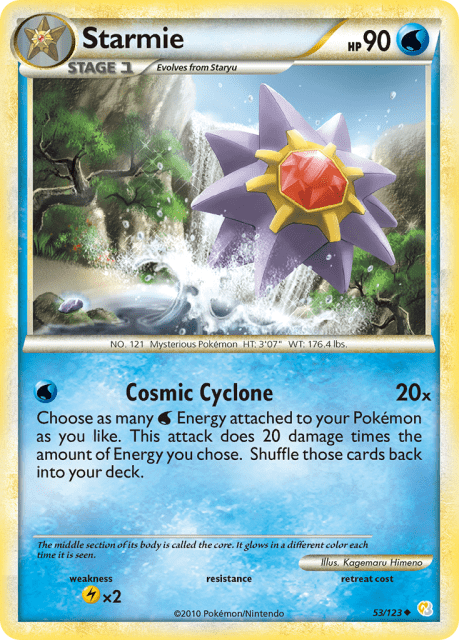 Starmie (53) — HeartGold & SoulSilver
