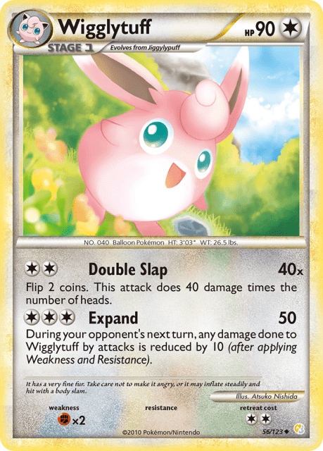 Wigglytuff (Reverse Holofoil) (56) — HeartGold & SoulSilver