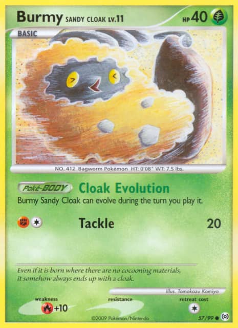 Burmy Sandy Cloak (Reverse Holofoil) (57) — Arceus