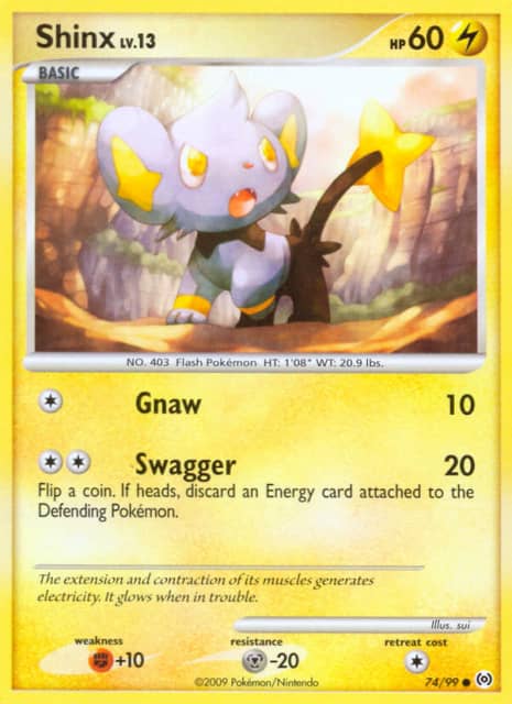 Shinx (Reverse Holofoil) (74) — Arceus