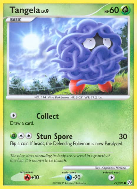 Tangela (Reverse Holofoil) (77) — Arceus