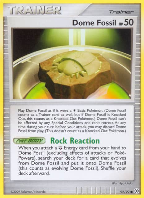 Dome Fossil (92) — Arceus