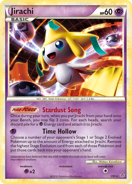 Jirachi (Reverse Holofoil) (1) — HS—Unleashed