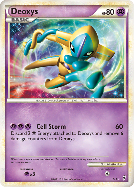 Deoxys (Holofoil) (SL1) — Call of Legends