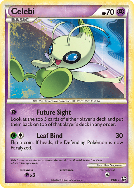 Celebi (Holofoil) (3) — HS—Triumphant