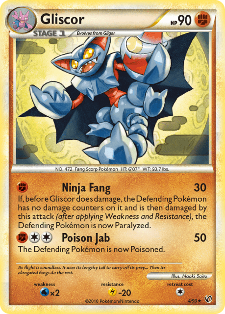 Gliscor (Holofoil) (4) — HS—Undaunted