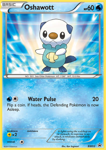 Oshawott (Holofoil) (BW03) — BW Black Star Promos