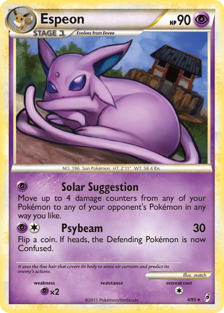Espeon (Reverse Holofoil) (4) — Call of Legends