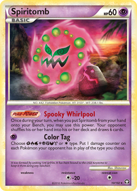 Spiritomb (Holofoil) (10) — HS—Triumphant