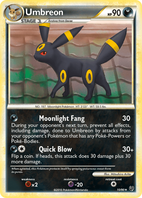 Umbreon (Holofoil) (10) — HS—Undaunted