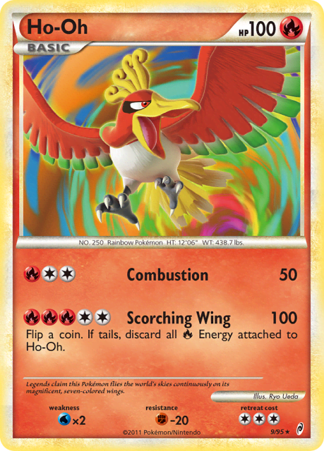 Ho-Oh (Reverse Holofoil) (9) — Call of Legends