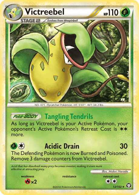 Victreebel (Holofoil) (12) — HS—Triumphant
