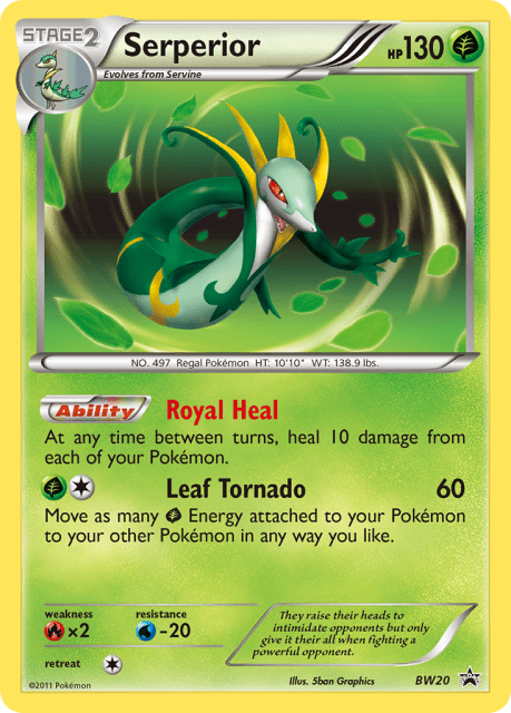 Serperior (Holofoil) (BW20) — BW Black Star Promos