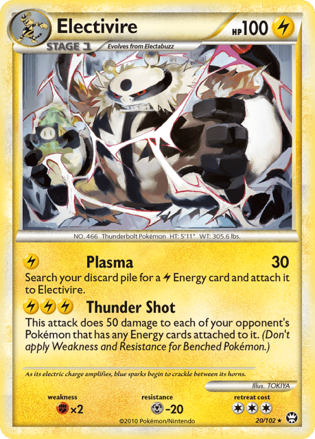 Electivire (Expansion Staff Stamp) (20) — HS—Triumphant