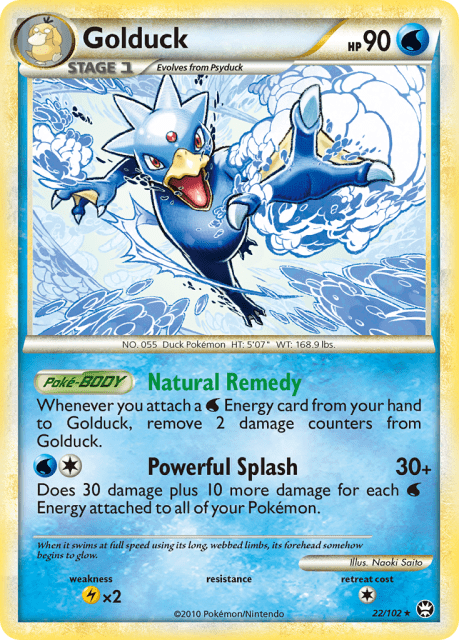 Golduck (22) — HS—Triumphant