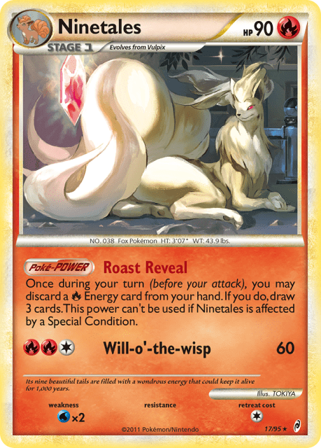 Ninetales (Reverse Holofoil) (17) — Call of Legends