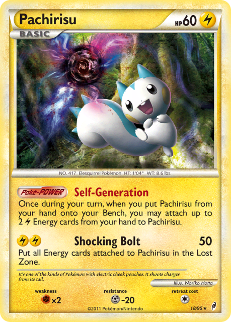 Pachirisu (Reverse Holofoil) (18) — Call of Legends