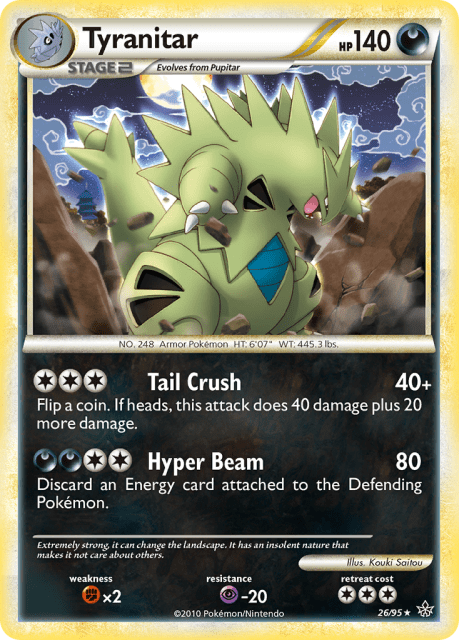 Tyranitar (Holofoil) (26) — HS—Unleashed