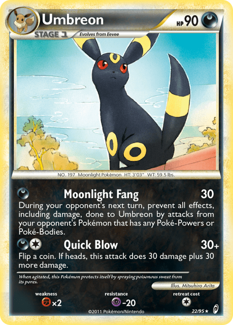 Umbreon (Reverse Holofoil) (22) — Call of Legends