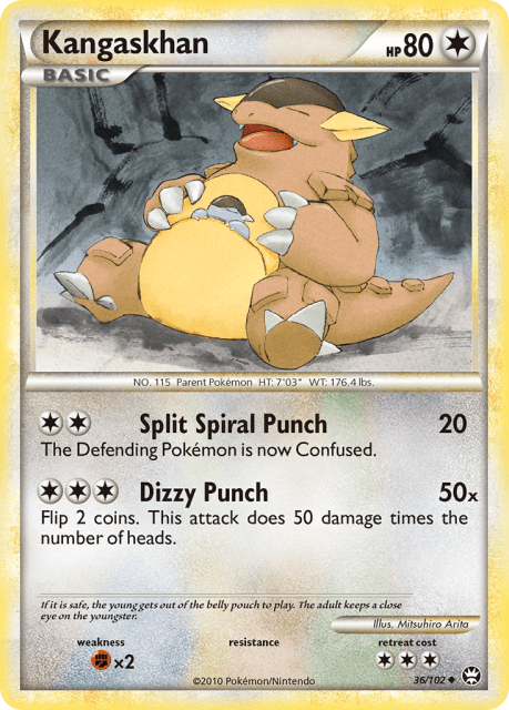 Kangaskhan (36) — HS—Triumphant