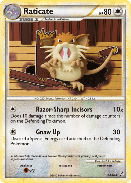 Raticate (34) — HS—Undaunted