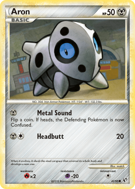 Aron (Reverse Holofoil) (42) — HS—Undaunted