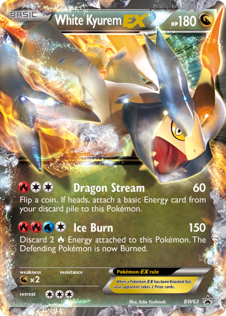 White Kyurem-EX (Holofoil) (BW63) — BW Black Star Promos