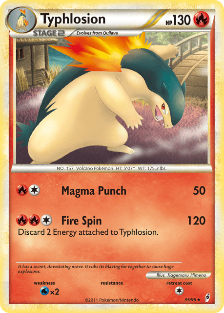 Typhlosion (Reverse Holofoil) (35) — Call of Legends