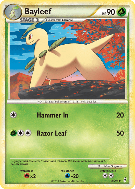 Bayleef (Reverse Holofoil) (40) — Call of Legends