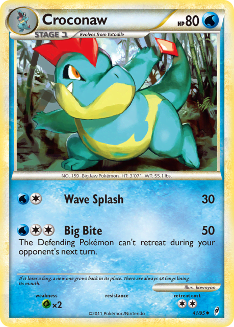 Croconaw (Reverse Holofoil) (41) — Call of Legends