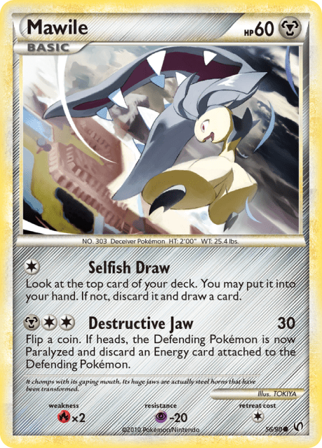 Mawile (Reverse Holofoil) (56) — HS—Undaunted