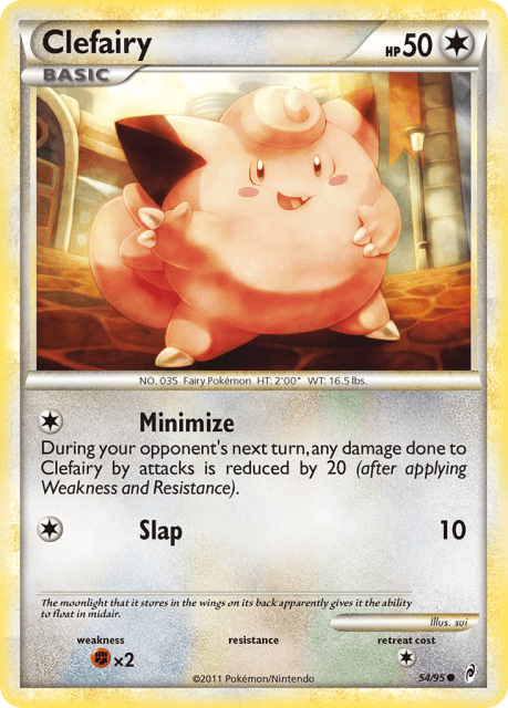 Clefairy (Reverse Holofoil) (54) — Call of Legends