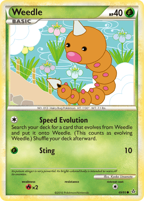 Weedle (69) — HS—Unleashed