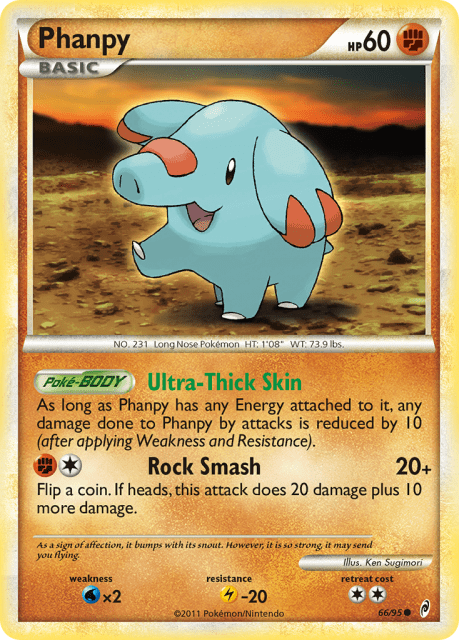 Phanpy (Reverse Holofoil) (66) — Call of Legends
