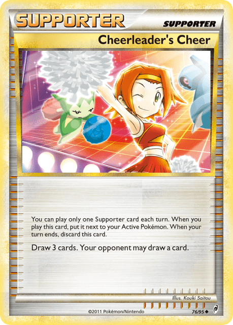 Cheerleader's Cheer (Reverse Holofoil) (76) — Call of Legends