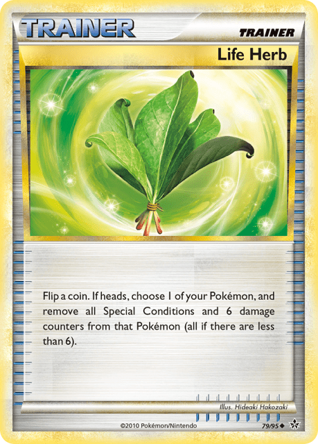 Life Herb (Reverse Holofoil) (79) — HS—Unleashed