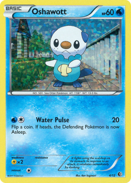 Oshawott (Holofoil) (4) — McDonald's Collection 2011