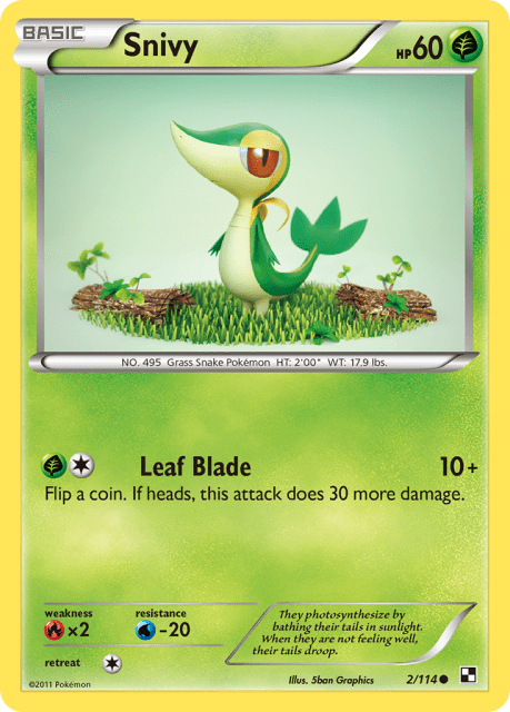 Snivy (2) — Black & White