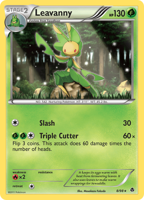 Leavanny (Reverse Holofoil) (8) — Emerging Powers