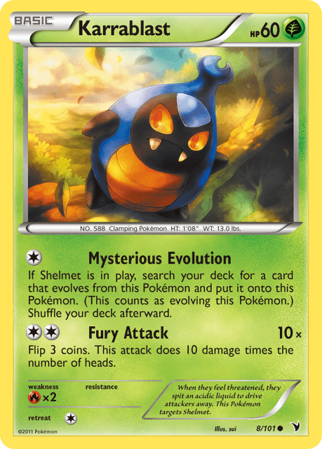 Karrablast (Reverse Holofoil) (8) — Noble Victories