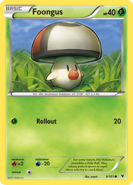 Foongus (Reverse Holofoil) (9) — Noble Victories