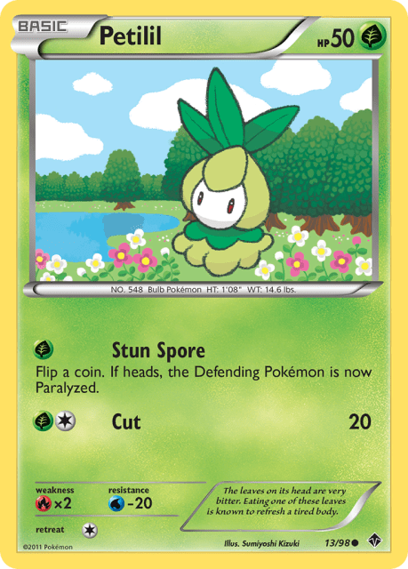 Petilil (Reverse Holofoil) (13) — Emerging Powers