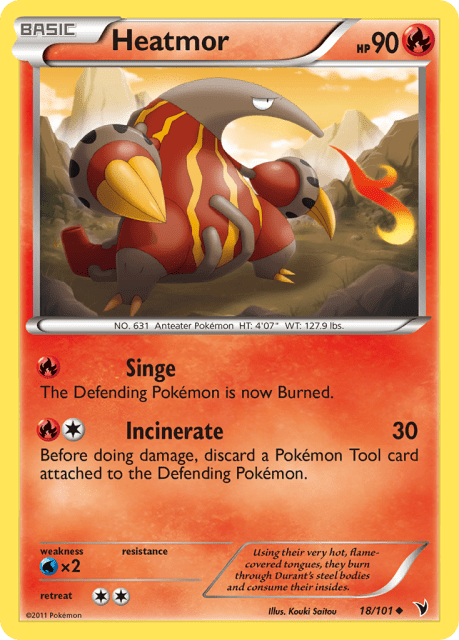 Heatmor (Reverse Holofoil) (18) — Noble Victories