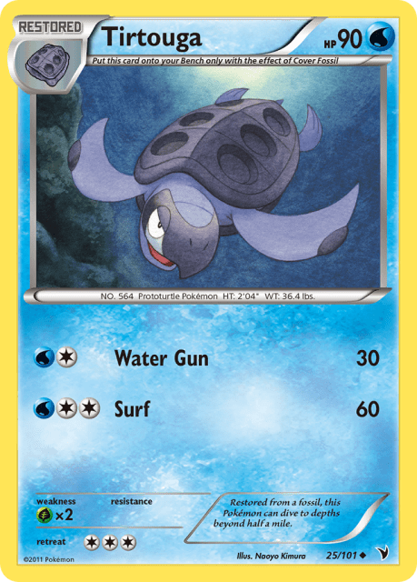 Tirtouga (Reverse Holofoil) (25) — Noble Victories