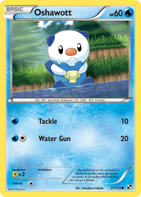Oshawott (27) — Black & White
