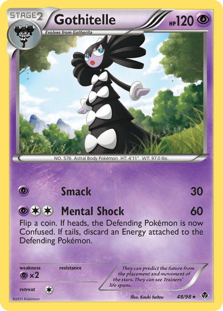 Gothitelle (Reverse Holofoil) (48) — Emerging Powers