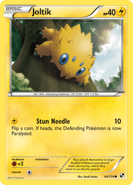 Joltik (Reverse Holofoil) (44) — Black & White